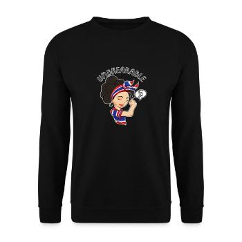 Fille thaïlandaise incassable I Héritage thaïlandais I Thaïlande - Sweat-shirt Unisexe - noir - Devant - Alina (178cm) & Michal (187cm)