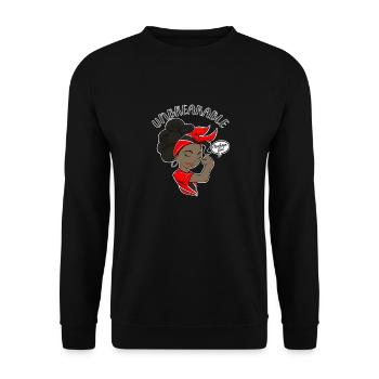 Caribean Girl Unbreakable Heritage Trinidad et - Sweat-shirt Unisexe - noir - Devant - Alina (178cm) & Michal (187cm)