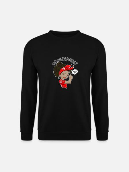 Fille tunisienne incassable I Patrimoine tunisien I - Sweat-shirt Unisexe - noir