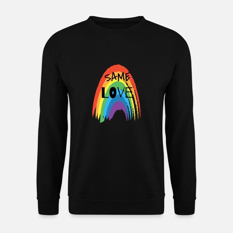 SAME LOVE - Unisex Pullover - Schwarz
