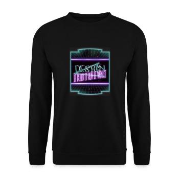 christmas tree build artificial christmas vacation - Unisex Pullover - Schwarz - Vorne - Alina (178cm) & Michal (187cm)