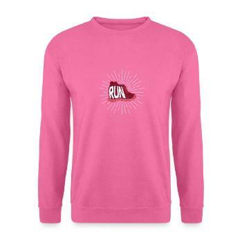 Chaussures de sport Course Drôle Course Sprint Jogging - Sweat-shirt Unisexe - rose - Devant
