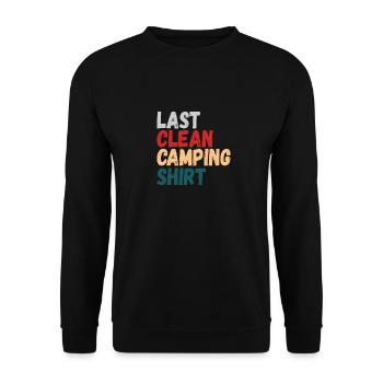 Dernier Camping Propre Chemise Camping Camping-Car Nature - Sweat-shirt Unisexe - noir - Devant - Alina (178cm) & Michal (187cm)