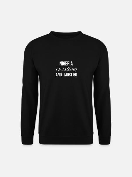 Nigéria - Sweat-shirt Unisexe - noir