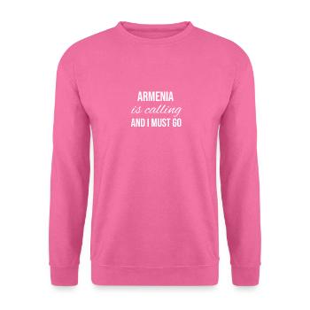 Armenien - Unisex Pullover - Pink - Vorne