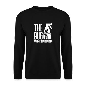 Pest Control Technician Exterminator The Bug - Unisex Pullover - Schwarz - Vorne - Alina (178cm) & Michal (187cm)