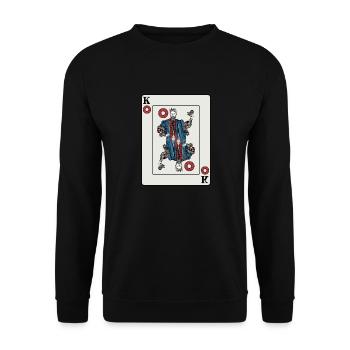 Bester Fotograf DSLR Kamera Fotografie King für - Unisex Pullover - Schwarz - Vorne - Alina (178cm) & Michal (187cm)