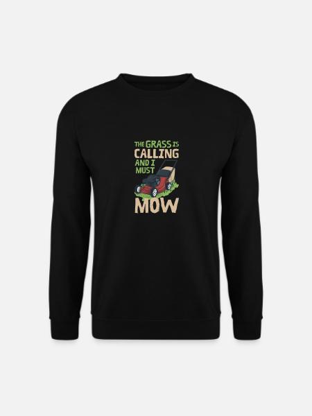 Rasenmäher Rasenpflege - Unisex Pullover - Schwarz
