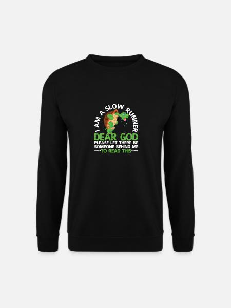 Ich bin ein langsamer Läufer Schildkröte Lustiger - Unisex Pullover - Schwarz