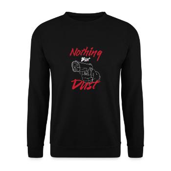 Lustiger Sportschützen Schützen Spruch - Unisex Pullover - Schwarz - Vorne - Alina (178cm) & Michal (187cm)
