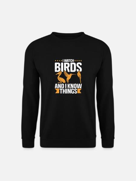 Beobachte sie - Unisex Pullover - Schwarz