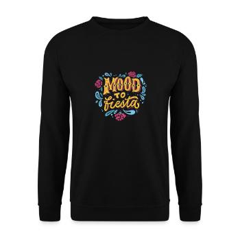 Mood to fiesta Mood to fiesta Geschenk Inspiration - Unisex Pullover - Schwarz - Vorne - Alina (178cm) & Michal (187cm)