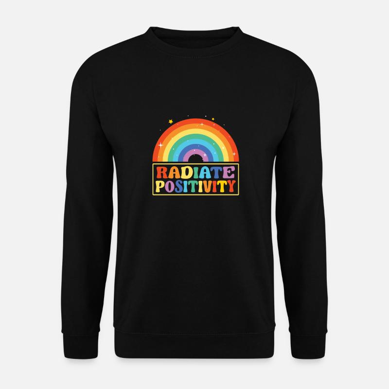Radiate Positivity - Unisex Pullover - Schwarz