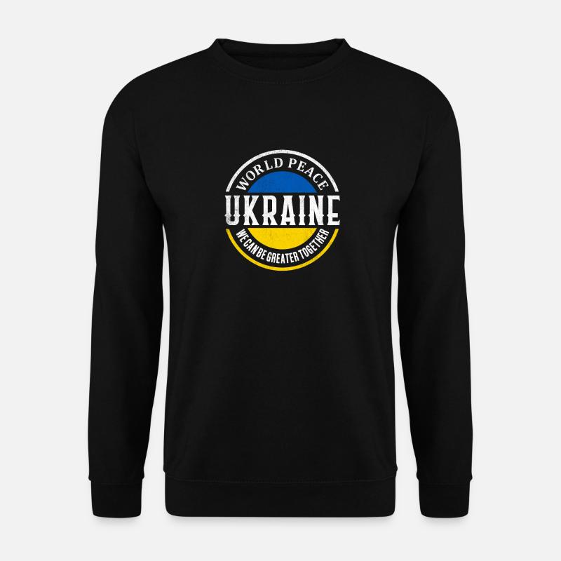 Ukraine Frieden - Unisex Pullover - Schwarz