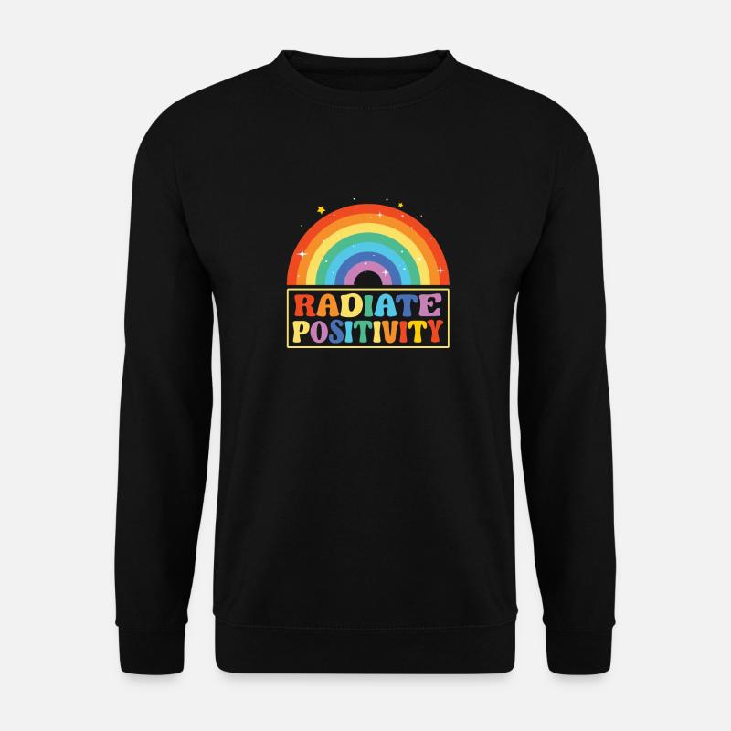 Rayonner de positivité - Sweat-shirt Unisexe - noir