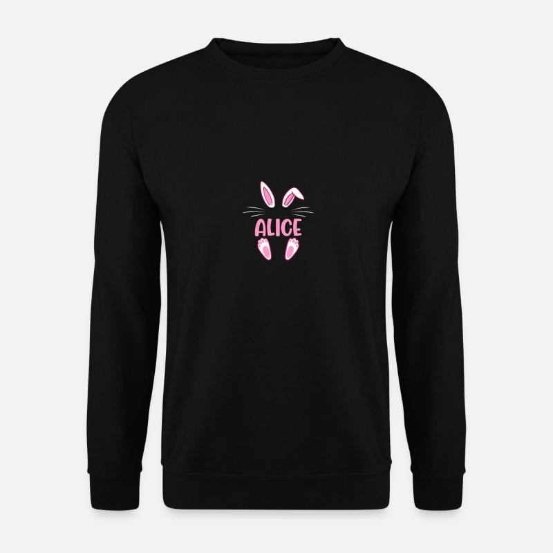 ALICE Easter - Unisex Pullover - Schwarz