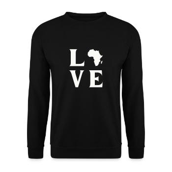 Love Afrika - Unisex Pullover - Schwarz - Vorne - Alina (178cm) & Michal (187cm)