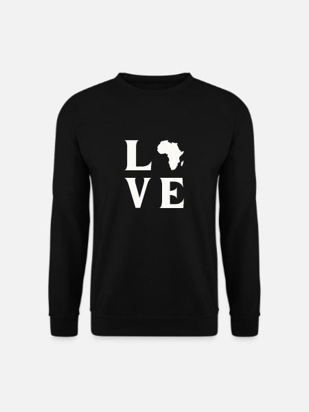 Aimer l’Afrique - Sweat-shirt Unisexe - noir