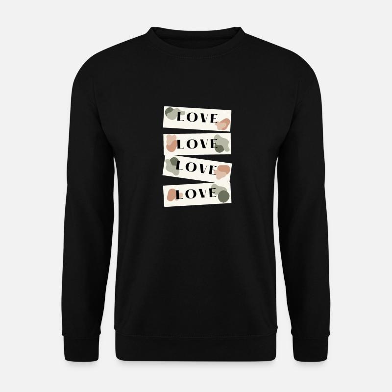 LIEBE - Unisex Pullover - Schwarz