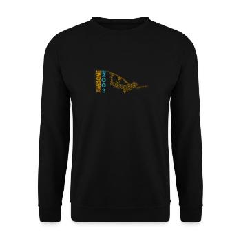 Génial depuis 2003. Wakeboard Lifestyle - Sweat-shirt Unisexe - noir - Devant - Alina (178cm) & Michal (187cm)