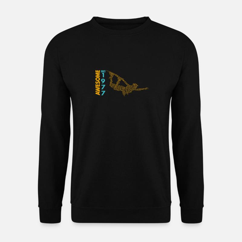 Awesome since 1977. Wakeboard Lifestyle - Unisex Pullover - Schwarz