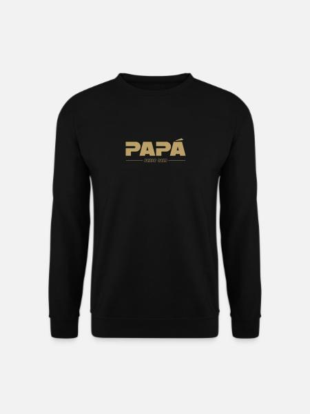 Papá Desde 2020 - Sweat-shirt Unisexe - noir