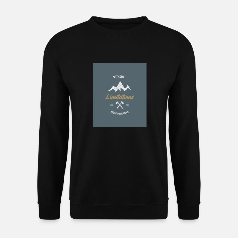 Without Limitations New Explorations - Unisex Sweatshirt - black