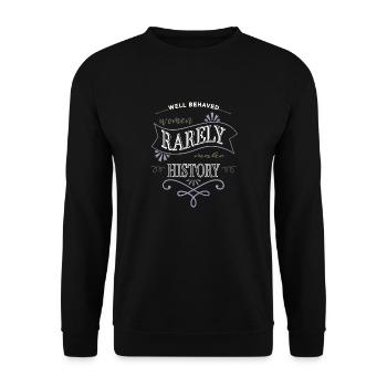 liberal gift gift idea mental health girl funny - Unisex Pullover - Schwarz - Vorne - Alina (178cm) & Michal (187cm)