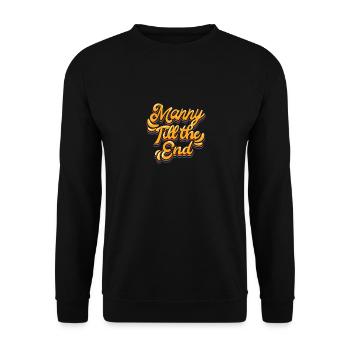 Vêtements de skateboard Manny Till The End - Sweat-shirt Unisexe - noir - Devant - Alina (178cm) & Michal (187cm)