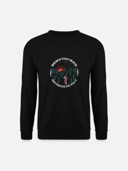Wandern Spruch Weltbester Wanderer - Unisex Pullover - Schwarz