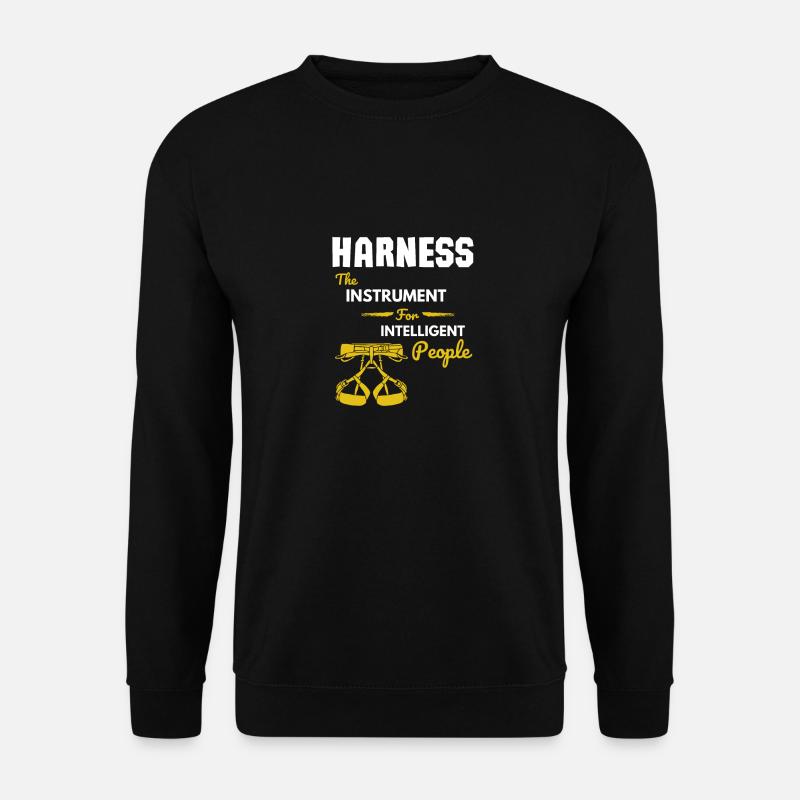 Rappelling Rock Climbing - Unisex Sweatshirt - black