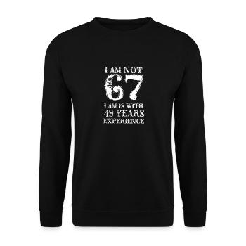 zevenenzestig - Unisex Pullover - Schwarz - Vorne - Alina (178cm) & Michal (187cm)