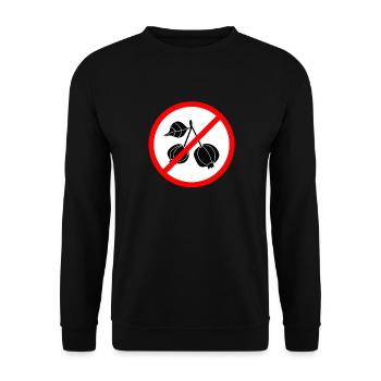 Surinam Cherry - Fruit - Unisex Pullover - Schwarz - Vorne - Alina (178cm) & Michal (187cm)