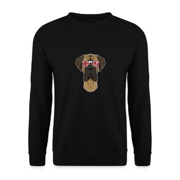 Mastiff UK Lunettes de soleil I Deutsch Flag I Union Jack - Sweat-shirt Unisexe - noir - Devant - Alina (178cm) & Michal (187cm)