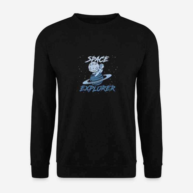 Astronaute Explorateur de l’espace - Sweat-shirt Unisexe - noir