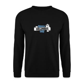 Columbus Day - Unisex Sweatshirt - black - Front - Alina (178cm) & Michal (187cm)