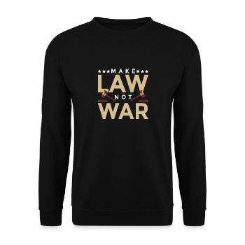 Lawyer Lawyer Legal Advice Law - Unisex Sweatshirt - black - Front - Alina (178cm) & Michal (187cm)