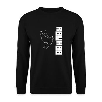 Rauhaa Paix Ukraine - Sweat-shirt Unisexe - noir - Devant - Alina (178cm) & Michal (187cm)
