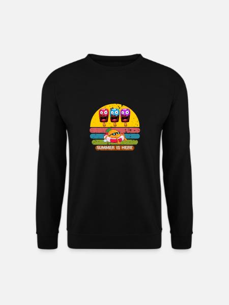 Summer is here - Unisex Sweatshirt - black