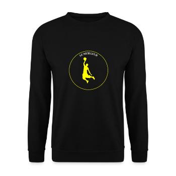 Le meilleur -cadeau fan de basketball - Sweat-shirt Unisexe - noir - Devant - Alina (178cm) & Michal (187cm)