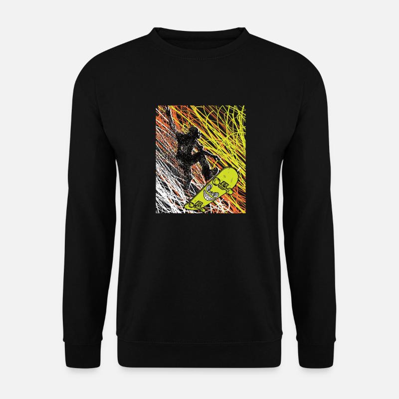 Skateboard - Unisex Pullover - Schwarz