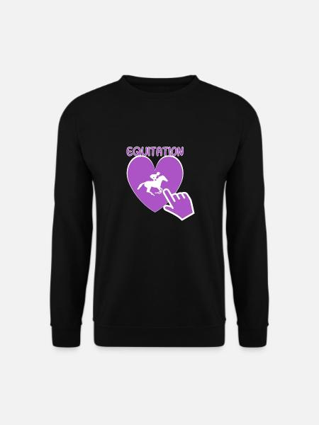 horse riding - rider gift idea - Unisex Sweatshirt - black