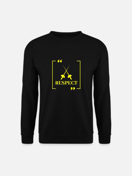 escrime sabre - Idéal pour un Fan escrime - Sweat-shirt Unisexe - noir