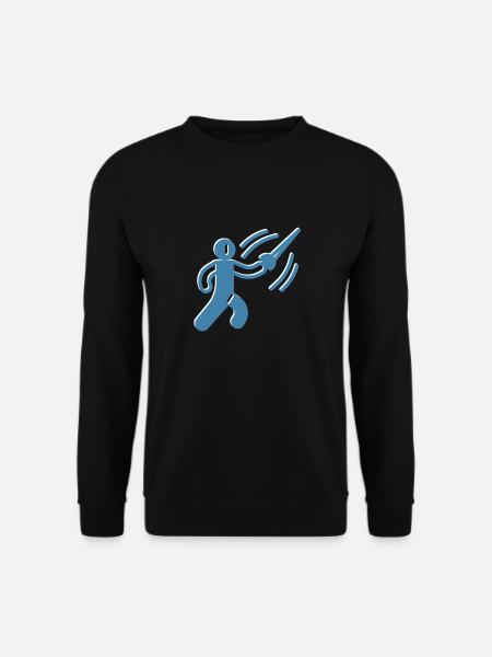 Sabre Fencing - Ideal for a Fencing Fan - Unisex Sweatshirt - black