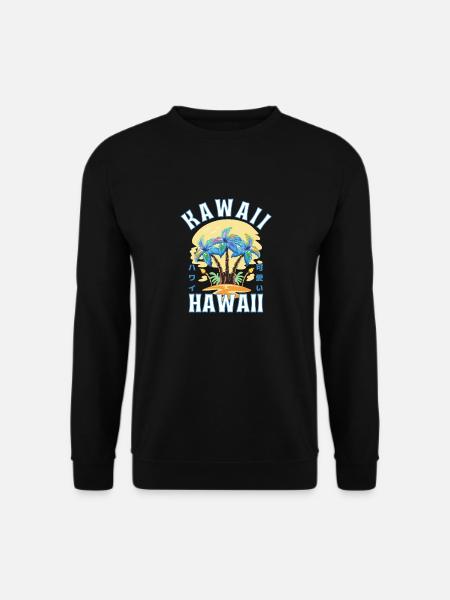 Hawaii Kawaii summer vibe - Unisex Sweatshirt - black