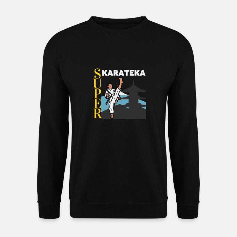 Super Karateka - Karate Geschenkidee - Unisex Pullover - Schwarz