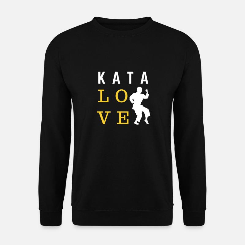 Kata Liebe - Karate Geschenkidee - Unisex Pullover - Schwarz