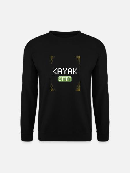 kayak pixel start - Unisex Sweatshirt - black