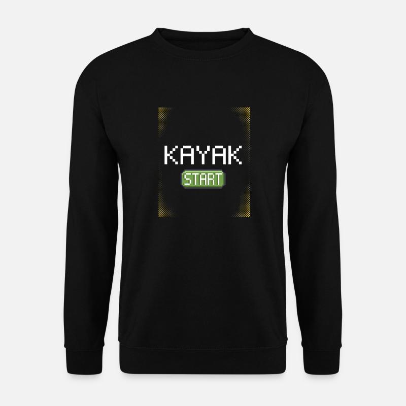 kayak pixel start - Unisex Sweatshirt - black