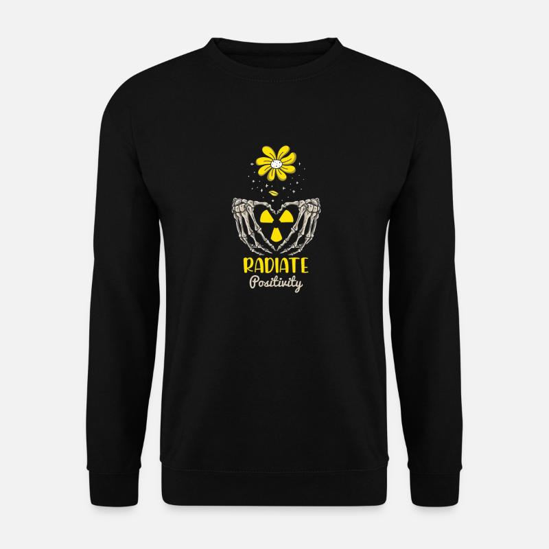 X-Ray Flower Rad Tech Gift - Unisex Pullover - Schwarz